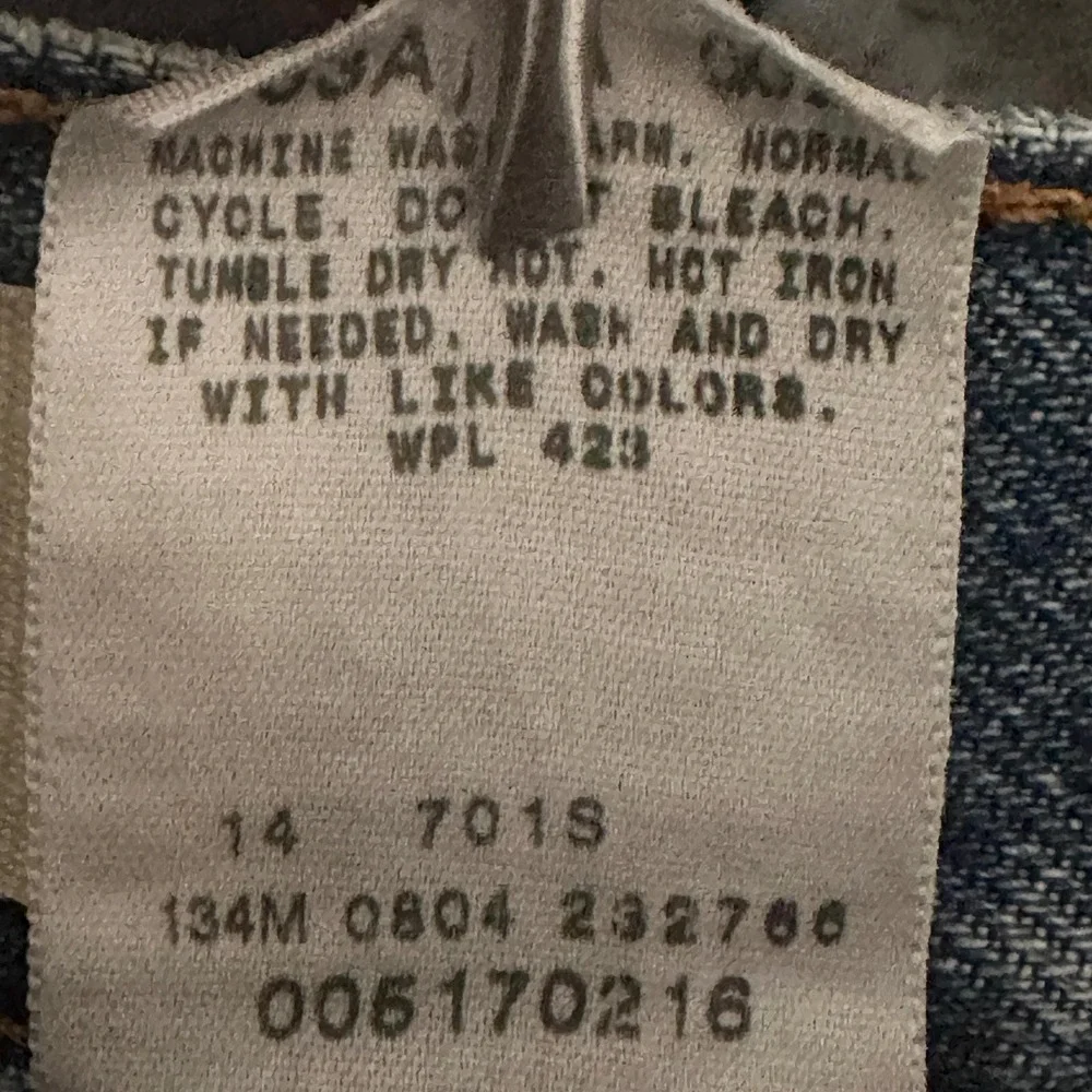 Levi's Mens 517 Boot Cut Jeans Blue 38x30 Western Cowboy Denim